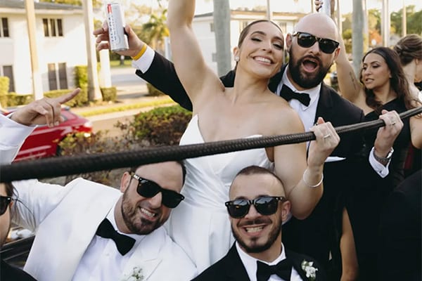 Miami wedding transportation party bus