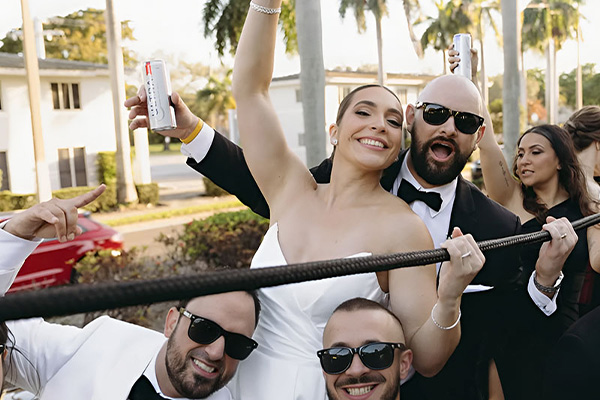 Wedding group transportation in Miami